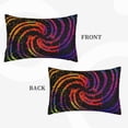 thumbnail image 2 of Yiaed A Bright Abstract Print Brushed Microfiber Envelope Pillowcases, Standard,Envelope Closure Pillow Cases(Without Pillow Core)-20"x30", 2 of 6