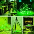 thumbnail image 6 of Green Fairy Lights Battery Operated (Included), 8 Modes & Auto Timer, 2 Packs 5m 50Led Mini Twinkle Silver Wire Firefly Starry Lights, Waterproof Battery Operated Lights for Mason Jars Bottle, 6 of 12