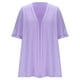 thumbnail image 4 of Ropa de maestra/o,Cárdigan informal holgado para mujer, blusa de media manga con cuello redondo, 95 % poliéster, 5 % elastano, largo normal para uso diario, sopatenor, 4 of 6