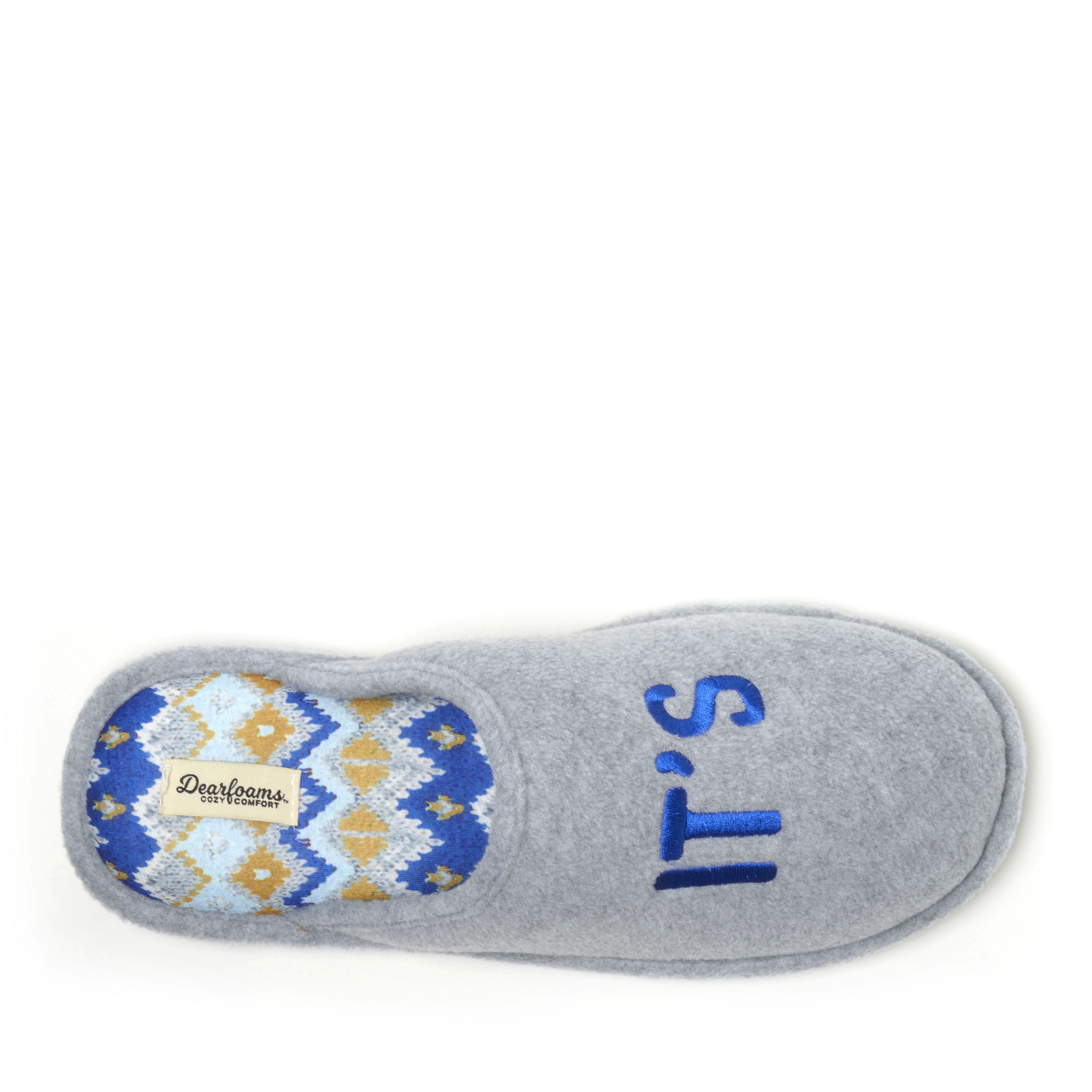 Dearfoams Cozy Comfort Men's Holiday Novelty Scuff Slippers
