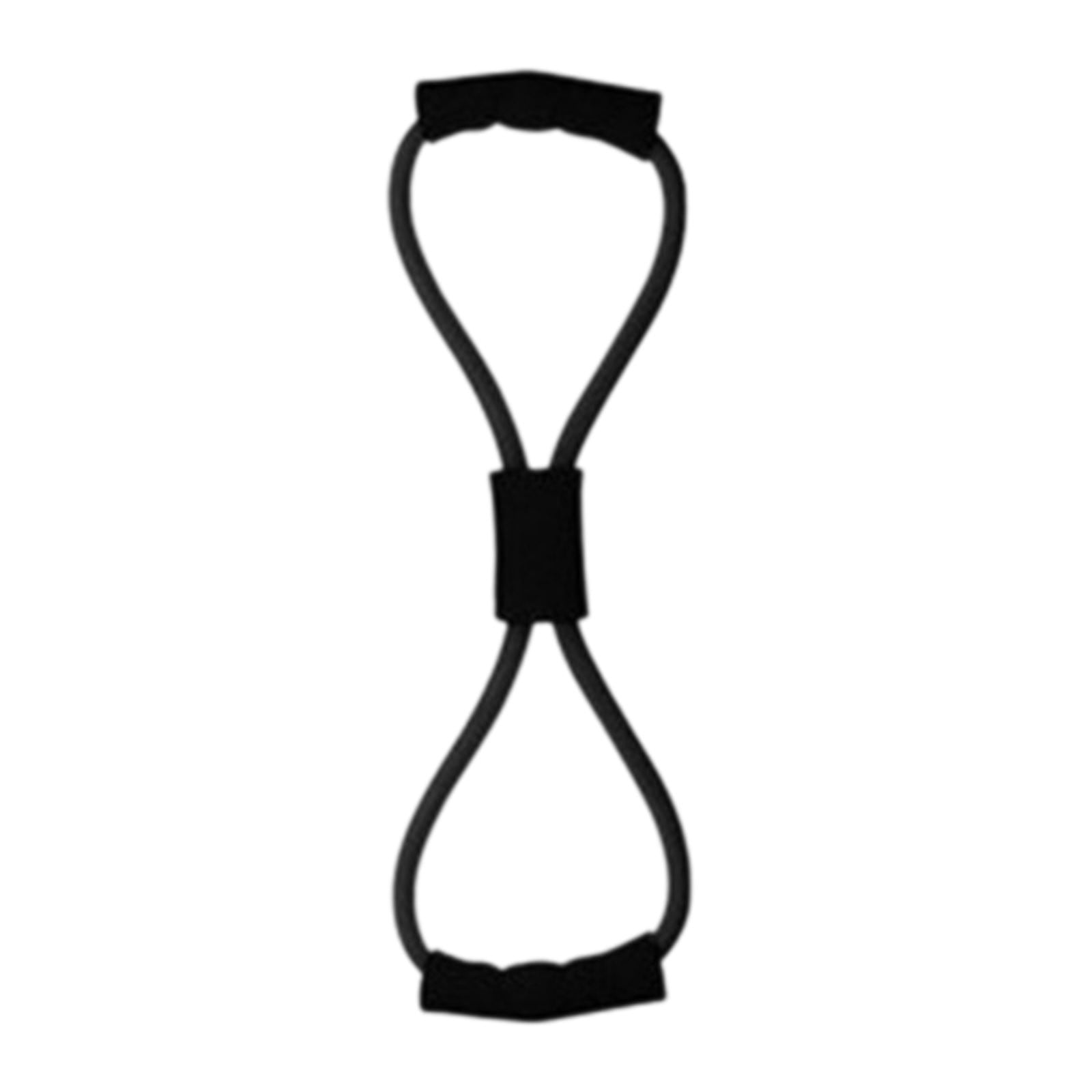 Yoga Sets for Women, Resistance Band with Handles, Figure 8 Tension Rope Stretch Bands for Exercise, Shoulder Biceps Chest Arm Workout Equipment, 8 Shaped Elastic Pull Yoga Tension Rope