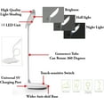 thumbnail image 5 of LINLIN Touch Sensor LED Table lamp Cordless Rechargeable Reading Lamp/Desk Light,3-Level Dimmable Eye Care Book Light, Flexible Neck,USB Charging Bedside Lamp for Office,Home,Reading, 5 of 9