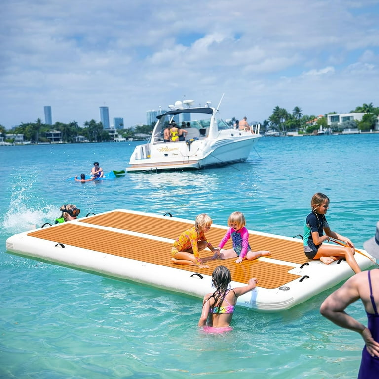 Floating Dock Inflatable Yacht Pool Inflatable Boat Dock Platform