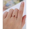 thumbnail image 2 of HeartsAndYou 1ct Natural Ruby & Diamond Ring Accent Solitaire 100% REAL 14k SOLID Rose Gold, 2 of 8