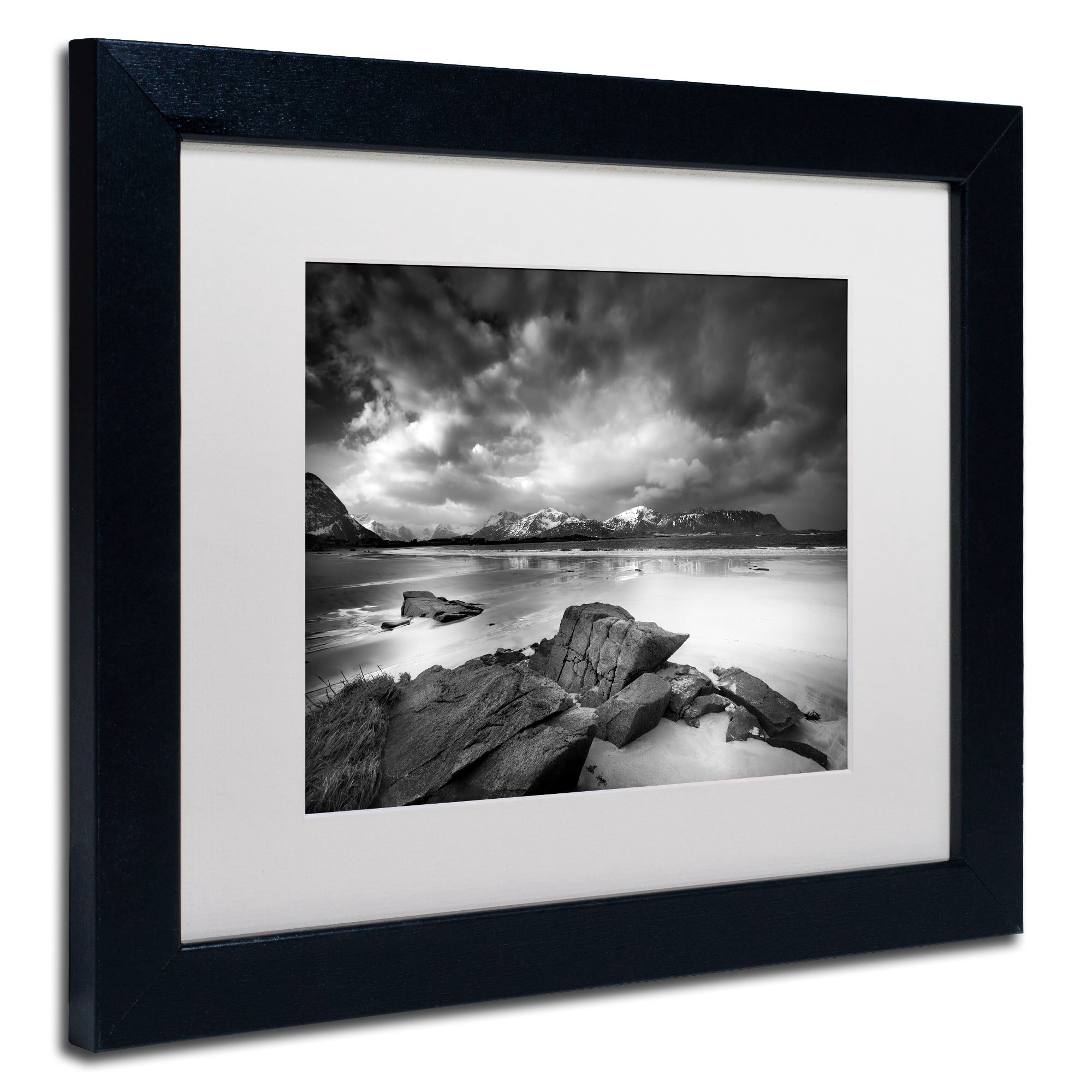 Trademark Fine Art "Getting There" Canvas Art by Philippe Sainte-Laudy, White Matte, Black Frame