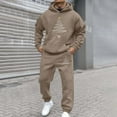 thumbnail image 5 of CONZONE Men's Sweatsuit 2 Piece Sets Mens Jogging Tracksuit Set Xmas Tree Graphic Pullover Hoodies Sweatpants Soft Sweat Suit for Men Cozy Fall Winter Track Suit, 5 of 5