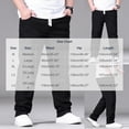 thumbnail image 4 of Tqyyweavej Men's Relaxed Fit Jeans Oversized Stretch Drawstring Cargo Denim Pants Open Bottom Casual Everyday Jeans with Pockets, 4 of 10