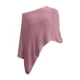 thumbnail image 5 of Feancey Sheer Poncho for Women Trendy Asymmetrical Beach Cover Ups Lightweight See Through Summer Shawl Tops for Swim Vacation Dailywear Pink Free Size, 5 of 9