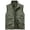 Army Green, variant on Mens Vests Lightweight Breathable Utility Zip Up Vest with Multi Pockets Casual Outerwear Windproof Softshell Sleeveless Jacket