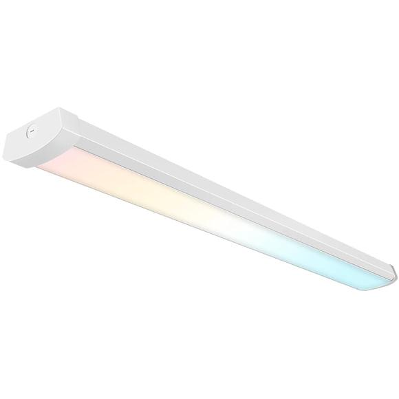 Lumière Encastrée LED 4 Pieds, avec 3 Watts/3 Lumens/3 Ct Sélectionnables, 55W/65W/75W, 5500lm/6500lm/7500lm, 3000K/4000K/5