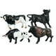 thumbnail image 5 of Figura de 4 piezas de toro simulado, animales realistas, vaca, figura educativa para niños UN, 5 of 8