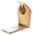 thumbnail image 1 of Beechwood Natural Wood Owl Speaker for Cell Phone, 1 of 3