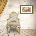 thumbnail image 3 of Chikanobu, Yoshu (Hashimoto) 24x14 Gold Ornate Wood Framed with Double Matting Museum Art Print Titled - A Hanami at the Edo Castle, 3 of 4