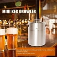 thumbnail image 6 of Mini Keg Growler, Pressurized Growler 64 OZ 304 Stainless Steel Mini Keg with Seal knob Cover for Home kitchen Brewing Beer(2L), 6 of 6