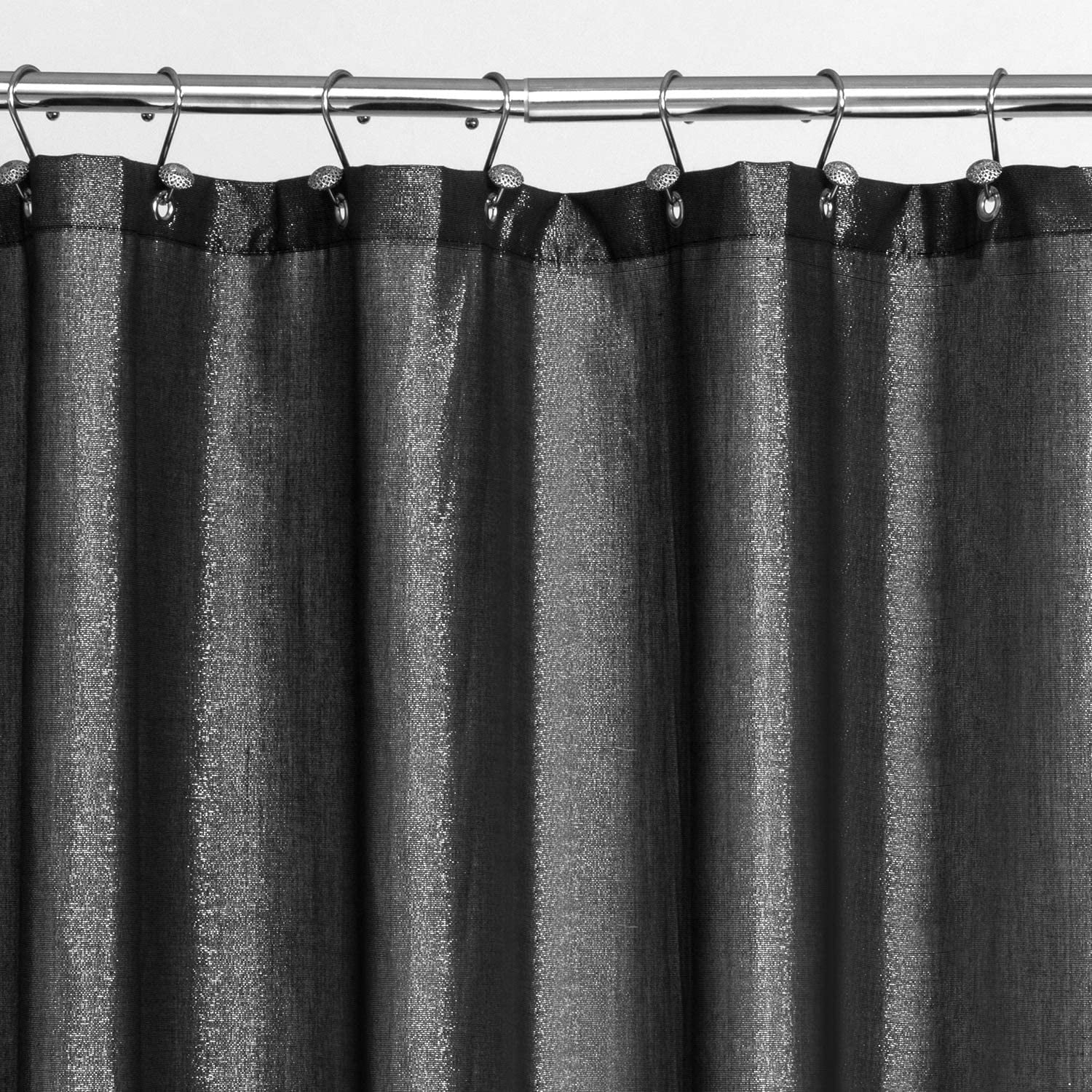 Glitter Fabric Shower Curtain With Sparkles For Bathroom 71x72 Glitter Fabric Shower Curtain With Sparkles For Bathroom 71x72