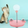 thumbnail image 5 of Cat Slow Feeder Toy, IQ Training Ball ,Bite Resistant Interactive Non Slip Dispenser for Kitty Indoor/Outdoor Accessories , Pink and Catnip Ball, 5 of 7