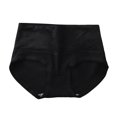 thumbnail image 5 of FCLoft Women's High Waist Cotton Anti-Roll Briefs Tummy Control Underwear, 5 of 5