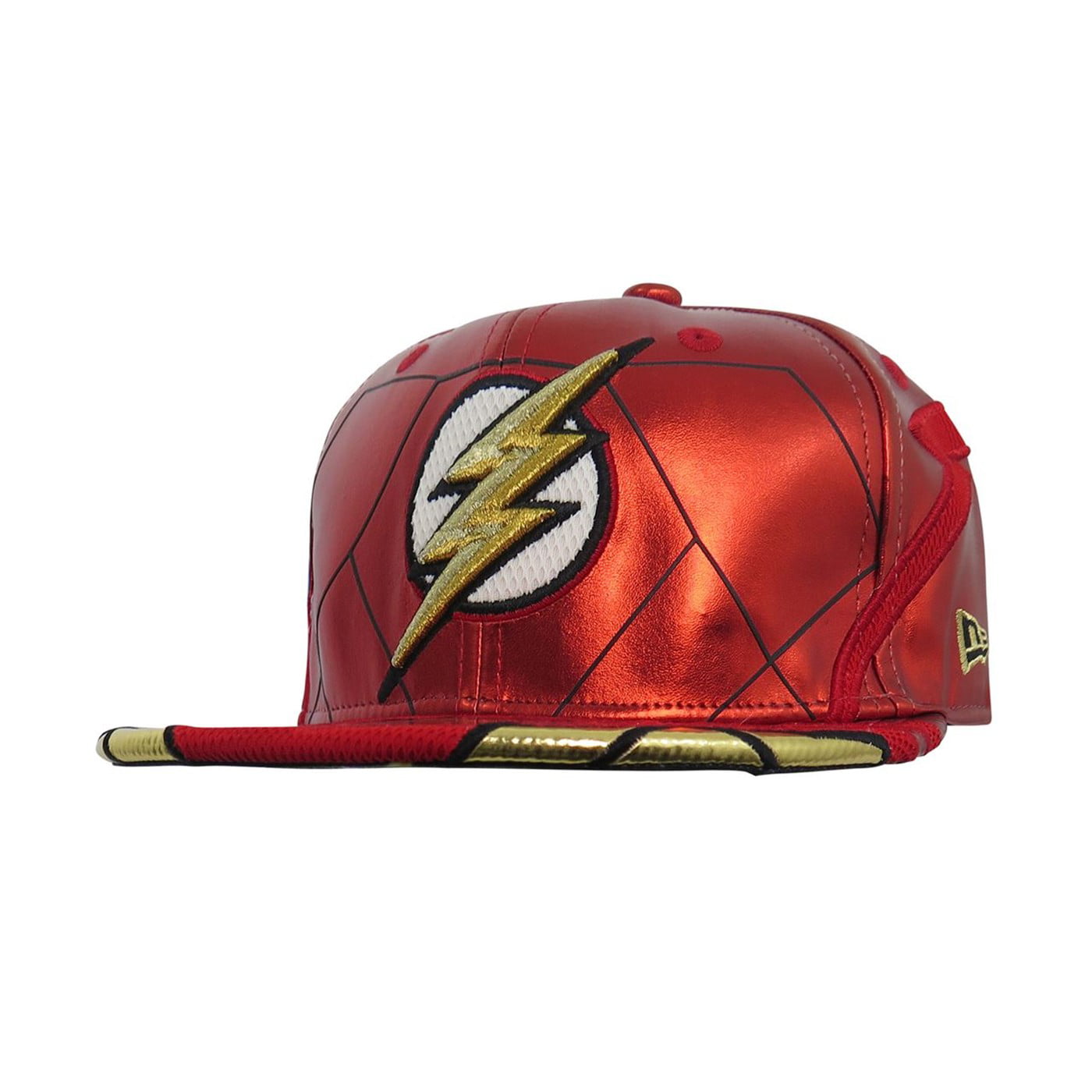 Flash Justice League Armor 59Fifty Fitted Hat Red 