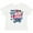 AA-White, variant on Inktastic Happy 4th of July with Patriotic Flamingo Boys or Girls Toddler T-Shirt