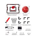 thumbnail image 4 of Lucky Doug Indoor Basketball Hoop for Kids, Mini Basketball Hoop for Door with 2 Balls, Basketball Toys for 3-12 Years Old Boys Girls, 4 of 9