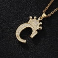 thumbnail image 4 of Ladies Diamond Necklace With 26 English Diamond Couple Necklace, 4 of 9