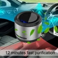 thumbnail image 2 of Mini Car Air Purifiers, Mobile Air Purifier, 30dB Portable Ionic Air Cleaner, with LED Light and USB Port - Red, 2 of 5