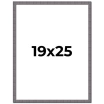 19x25 Frame Blue Kingsley Pewter Solid Wood Picture Frame Width 0.75 Inches |Interior Depth 0.5