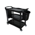 thumbnail image 1 of Receiving Food Trolley Three Plastic Cart Restaurant Hotel Hot Pot Restaurant Mobile Thickening Service Trolley, 1 of 4