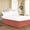 Brick-Red, variant on D.N.G. BEDDINGS 1 Piece Wrap Around Bed Skirt, 15 Inch Deep Pocket, 800 Thread Cotton 100% Egyptian Cotton, Twin Size (39" x 75") Inch, Solid Purple