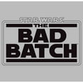 thumbnail image 2 of Men's Star Wars: The Bad Batch Classic Logo  Graphic Tee Athletic Heather 3X Large, 2 of 5