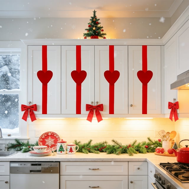 Decoración de cinta con forma de corazón para el Día de San Valentín