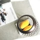thumbnail image 4 of Cuenco de frutas de alambre de metal Cesta de frutas resistente Soporte de frutas Almacenamiento de refrigerios Centro de mesa decorativo Tazón para cocina moderna, encimera, sala de estar (blanco) MFZFUKR CZJJ-ZH81-1, 4 of 7