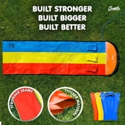 JAMBO 16ft Premium Slip & Slide with 3 Body Boards – Triple Sprinklers