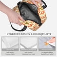 thumbnail image 3 of Naloa Scandinavian Alphabet2 Print Lunch Bag for Women & Men Insulated Lunch Box or Cooler Lunch Tote Bags for Work, Travel, Outdoor, 3 of 5