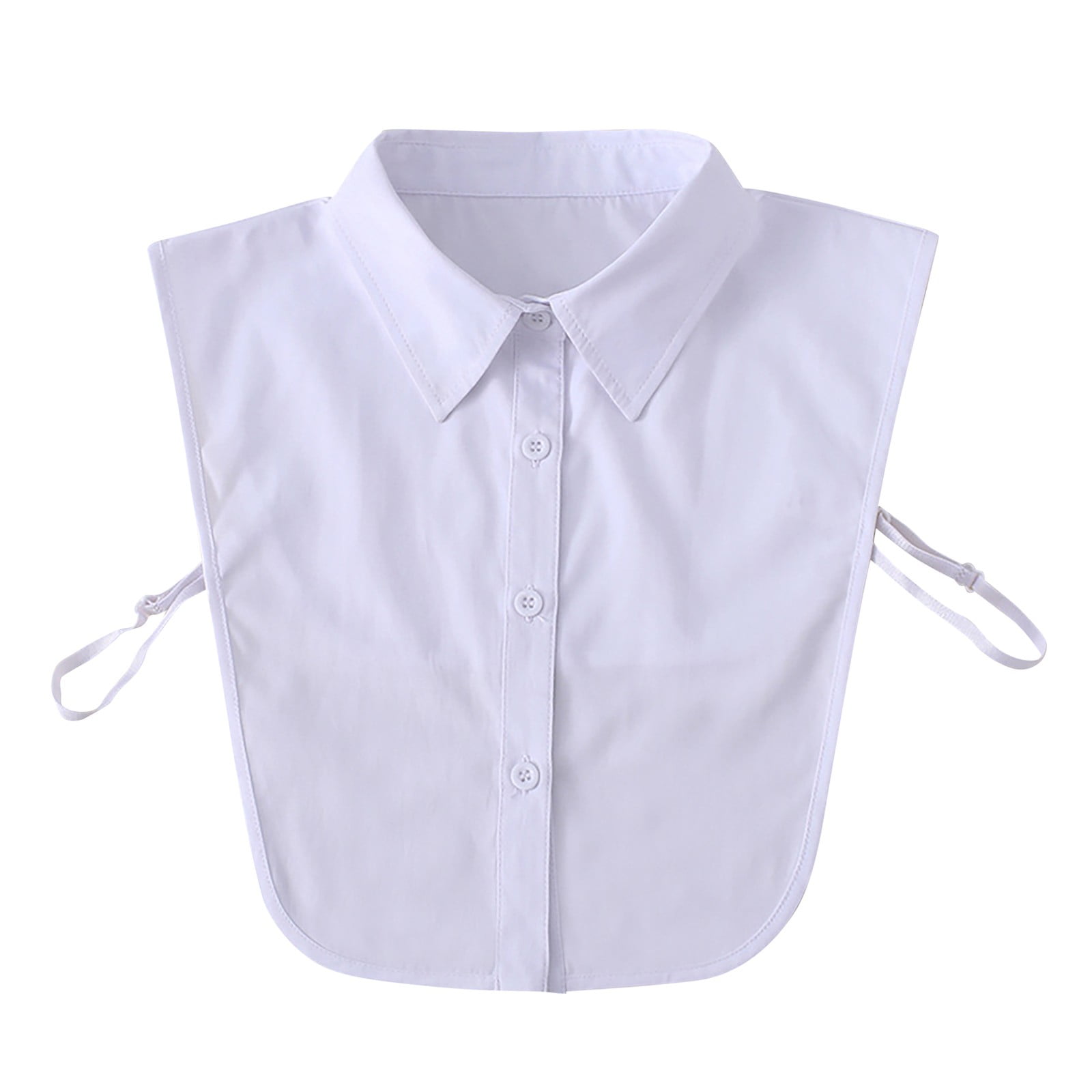 Womens Ladies Lace False Collar Fake Half Shirt Blouse Detachable L6C0 