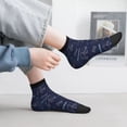 thumbnail image 5 of Bingfone Hockey Players Design Patterned Men's Women's Casual Cotton Socks, 5 of 5