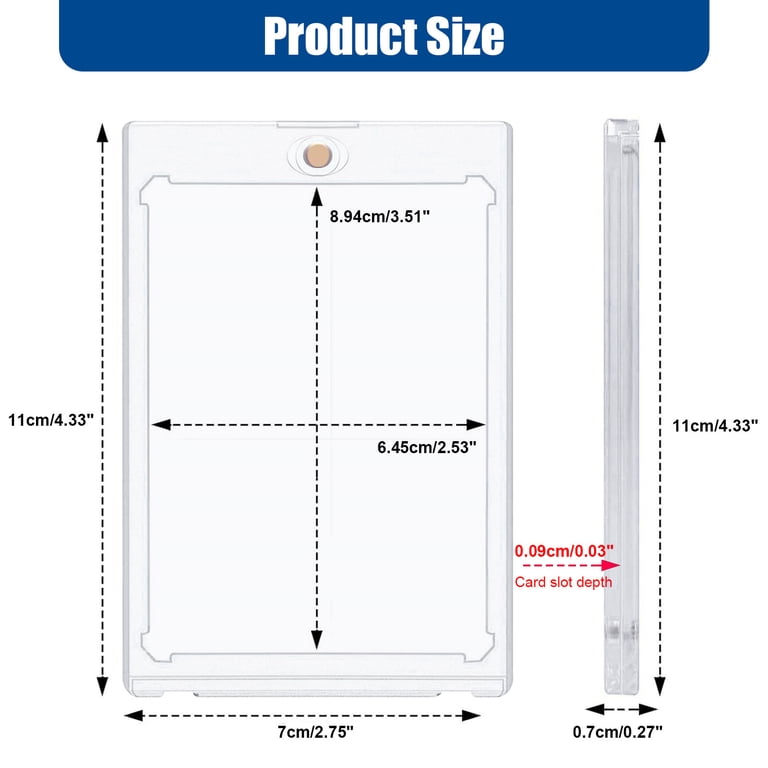 toploader card sleeves cm dimensions Vault X: 200CT Toploaders and 200CT Soft Sleeve [Combo] They are ideal for protecting cards during letter shipments or when storing them in a collection Toploader Binder Trading Card Binder