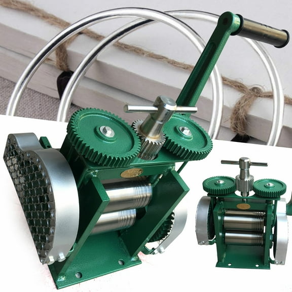 For Jewelry Making Modern Jewelry Rolling Mill Machine Green Manual Combination Rolling Mill Machine