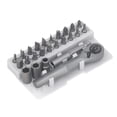 thumbnail image 1 of Hex Ratchet Screwdriver Bit Set, Precise Engineering Ratchet Wrench Screwdriver Bit Set with 23 Bits for Car Electronic Mechanical Maintenance, 1 of 7
