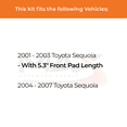 thumbnail image 2 of MAX Advanced Brakes - Brake Kit For 2001-2007 Toyota Sequoia| Carbon Ceramic Brake Pad and Rotor Kit Front and Rear| Daily Driving Geomet Coated Brake Rotors, 2 of 9