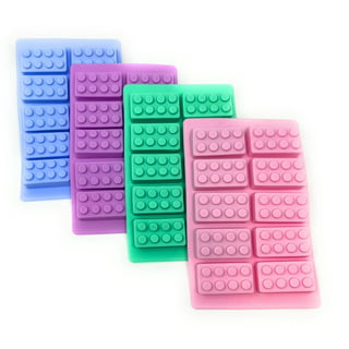 I Kito Building Brick Ice Tray or Candy Mold for Lego Lovers! 2 Pack Silicone Ice Cube Molds - Red and Green