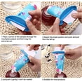 thumbnail image 5 of Dispensador exprimidor de tubo de pasta de dientes (rosa, amarillo, azul), clip de pasta de dientes de plástico para baño, herramienta para exprimir pasta de dientes, crema de manos, 3 uds. Sincero Electrónica, 5 of 5