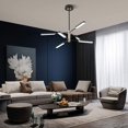 thumbnail image 5 of FETCOI Modern LED Ceiling light 6 Lights Chandelier Flush Mount  Fixture For Bedroom Living Room Dining Room, 5 of 8