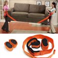 thumbnail image 1 of Moving Straps 2-Person Lifting and Moving System Adjustable Shoulder Lifting Carrying and Moving Straps Easily Move Lift Carry Secure Furniture Heavy Objects Orange, 1 of 5