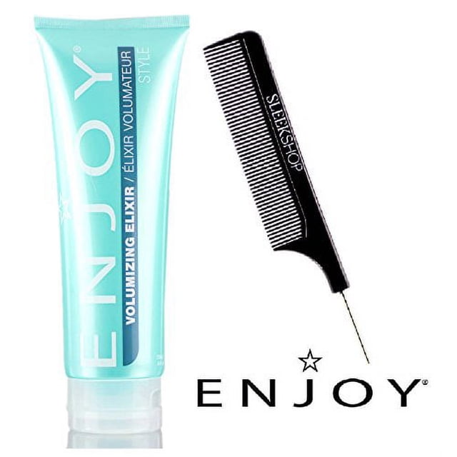 Elixir VOLUMINIZADOR Para el cabello Enjoy Hair Care Products con cola de acero lisa