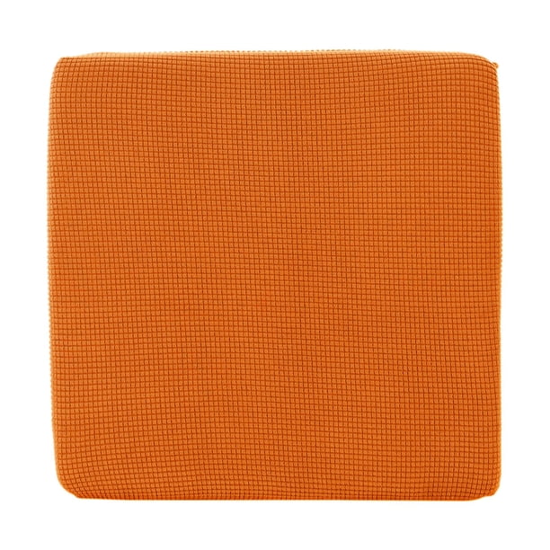funda de cojín del sofá Funda de cojín para sofá de un asiento, cómoda, lavable, Flexible, con fondo elástico, antideslizante, suave, Protector de muebles para sala de estar , NARANJA Fanmusic funda de cojín del sofá