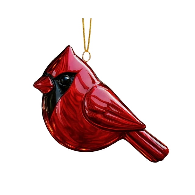 Adornos navideños de pájaros plásticos, colibrí, petirrojo, búho, regalo conmemorativo para amantes de la naturaleza.