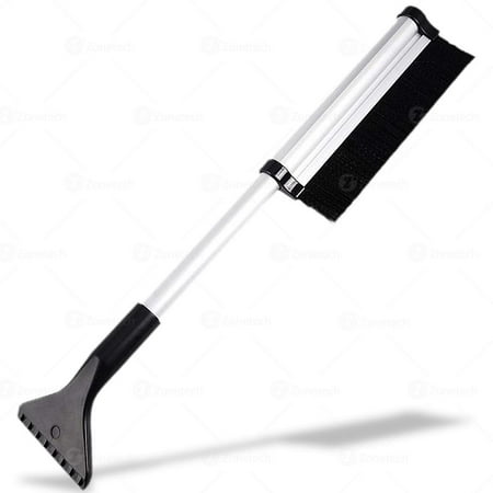 Zone Tech Extendable Telescoping Ice Scraper and Snow Brush - Extends and Retracts from 17