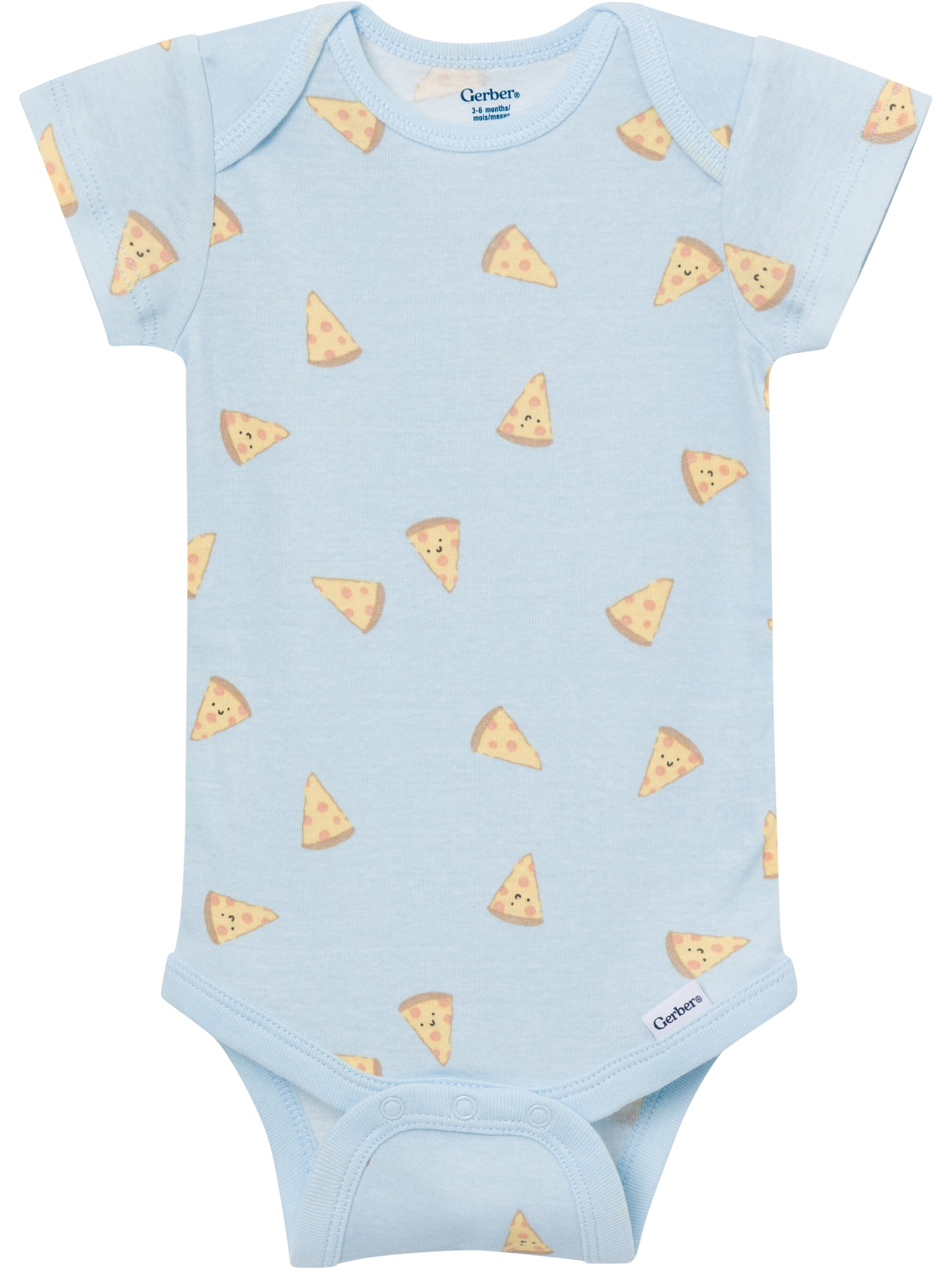 Gerber Baby Neutral Short Sleeve Onesies, 8-Pack, Sizes 0/3 Newborn - 12 Months
