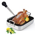 thumbnail image 4 of BBQ Turkey Baster & Seasoning Pump-28ml Oil Drip Tube with Removable Nozzle & Cleaning Brush High Heat (120°C) 29.5cm Length Grill & Kitchen Tool for Meat,Poultry & Fish, 4 of 6